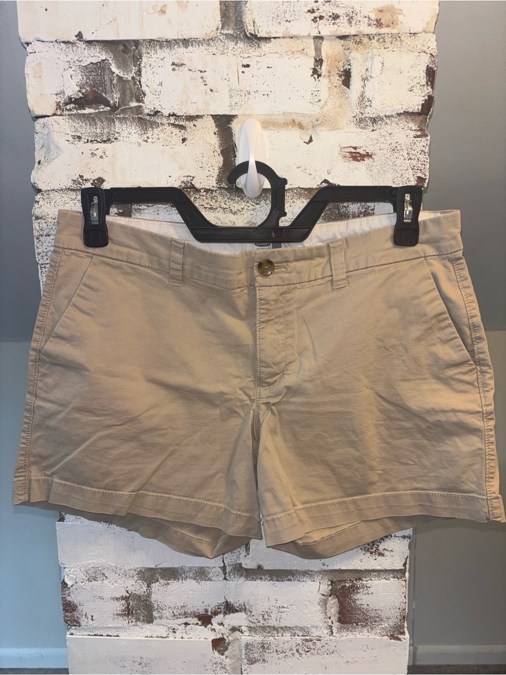 Old Navy Tan Cotton Bermuda Shorts